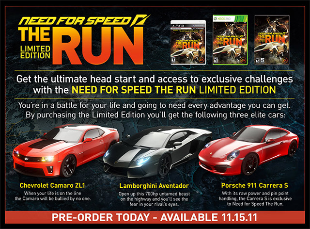 Need for Speed: The Run Limited Edition
